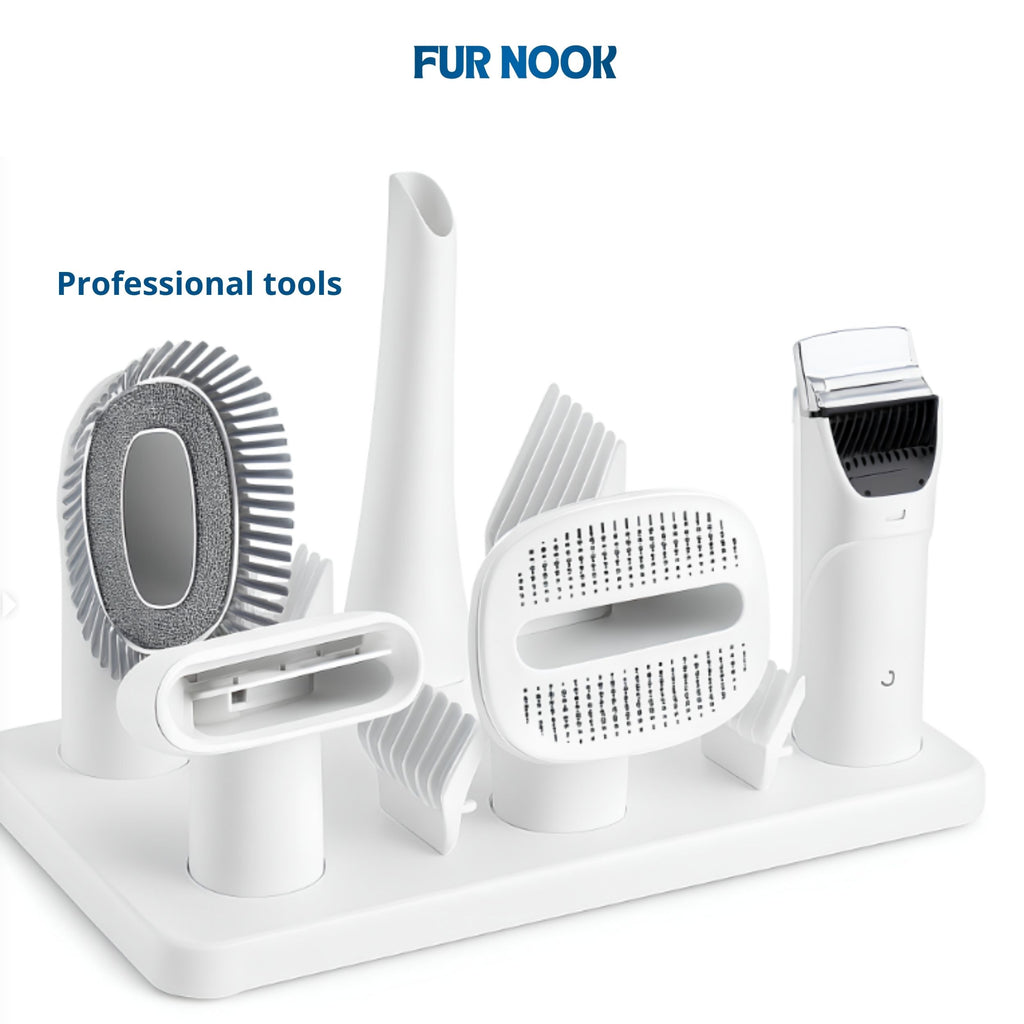PetVac Groom | All-in-One Pet Grooming Vacuum & Clipper Kit - Ultra-Quiet, Captures 99% Pet Hair, for Dogs & Cats