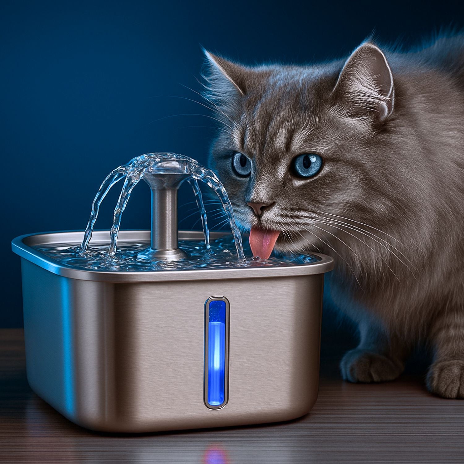 2025 Award Winner Pet Fountain | 3.2L Stainless Steel Automatic Dog & Cat Water Feeder - 5-Stage Filtration, Ultra-Quiet Dispenser