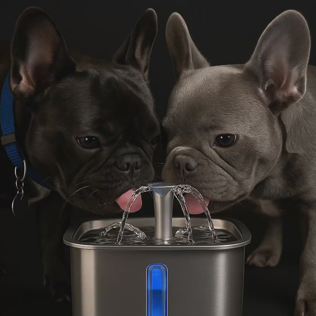 2025 Award Winner Pet Fountain | 3.2L Stainless Steel Automatic Dog & Cat Water Feeder - 5-Stage Filtration, Ultra-Quiet Dispenser